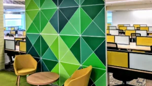 Wallpaper design for office space 