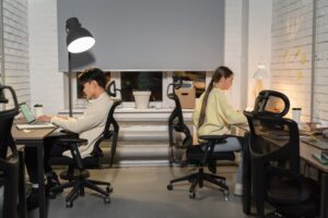 Hot desking workspaces