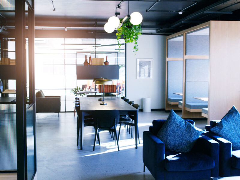 office breakout area